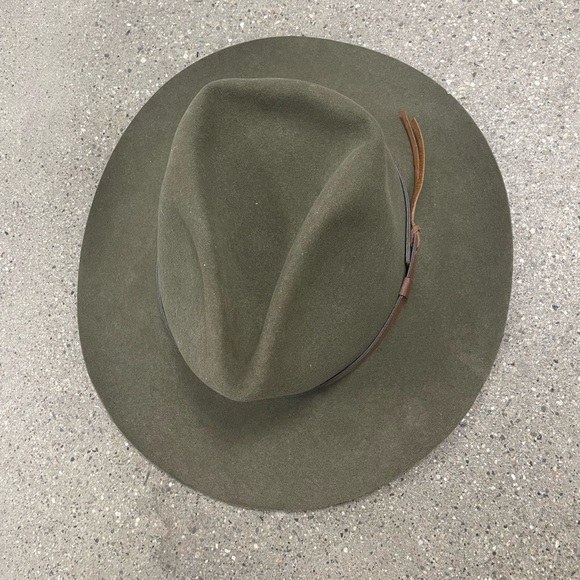 Olive Green VINTAGE STETSON MALLORY HAT - Picture 10 of 16